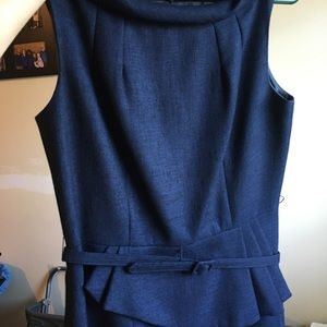 Navy “David Meister” size 4 knee length dress